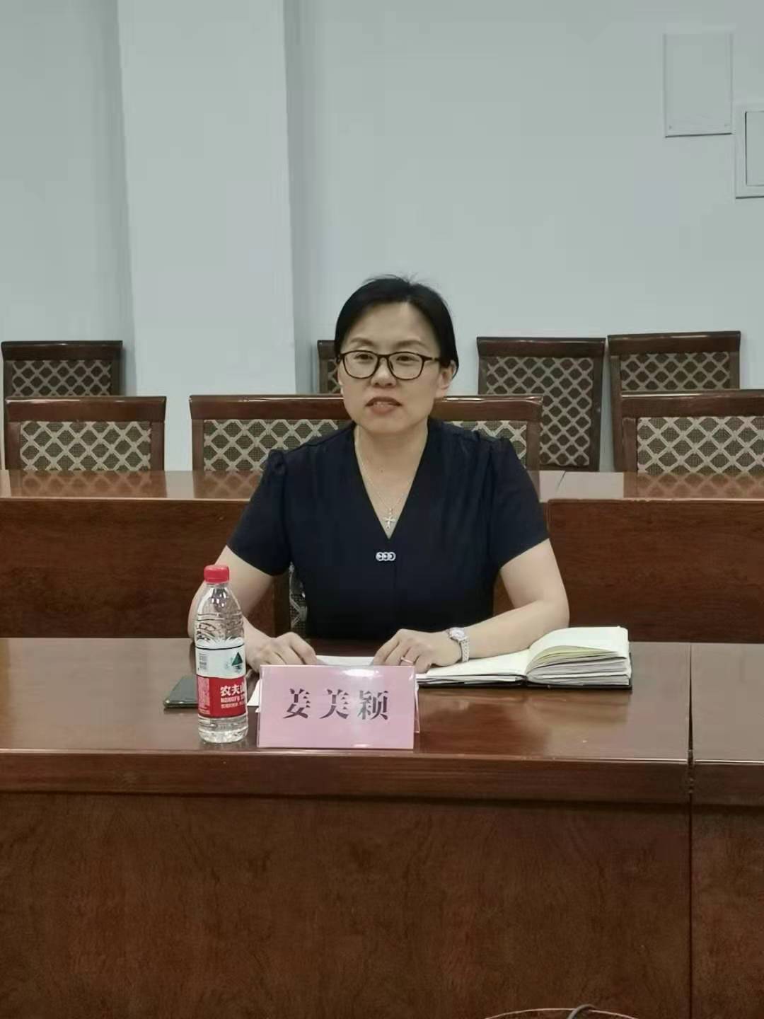 曲阜师范大学学生处姜美颖处长,政治与公共管理学院王